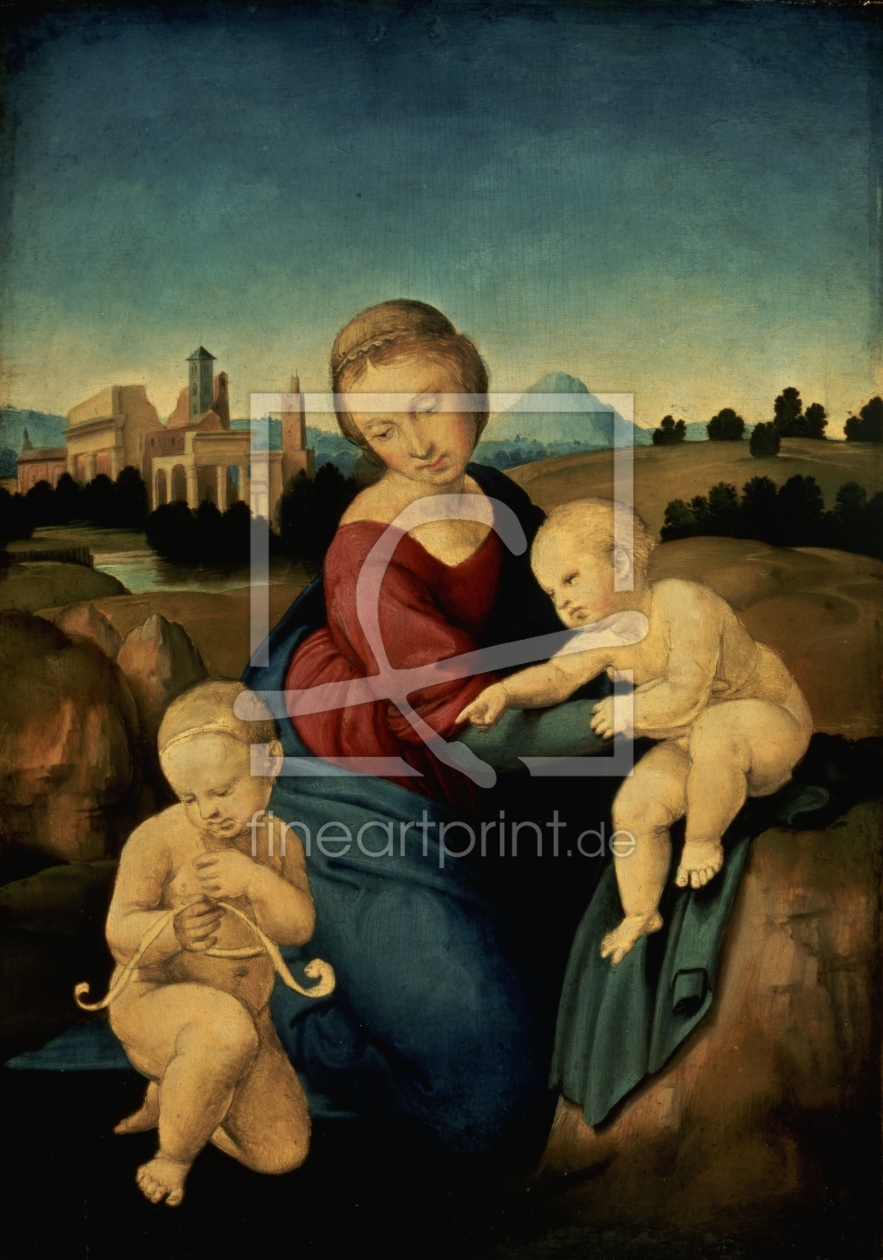 Bild-Nr.: 31001000 The Esterhazy Madonna, c.1507-08 Bild-Nr.: 31001000 The Esterhazy Madonna, c.1507-08 erstellt von Raffaello Santi (Raffael)