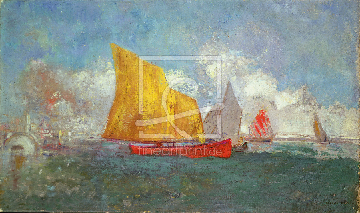Bild-Nr.: 31001022 Yachts in a Bay Bild-Nr.: 31001022 Yachts in a Bay erstellt von Redon, Odilon