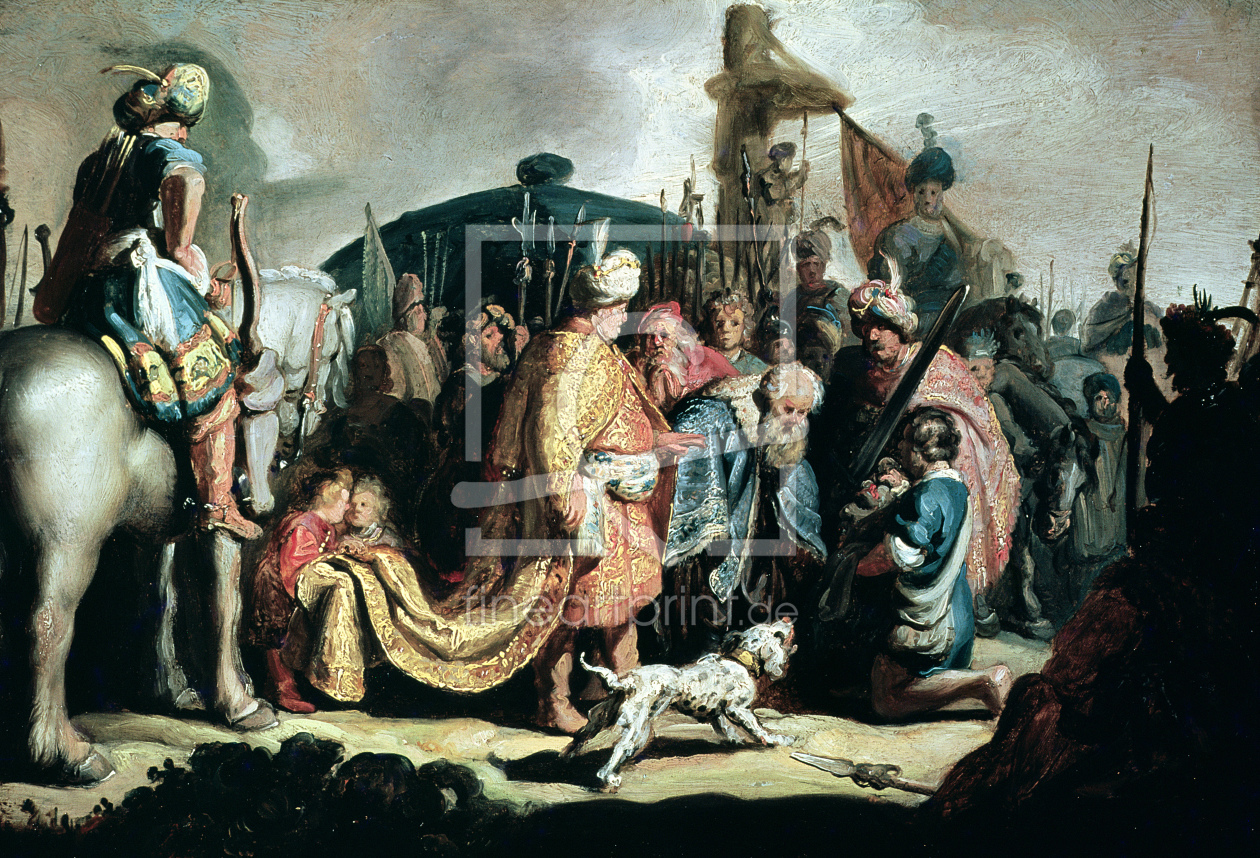 Bild-Nr.: 31001059 David Offering the Head of Goliath to King Saul, 1627 erstellt von Rembrandt Harmenszoon van Rijn