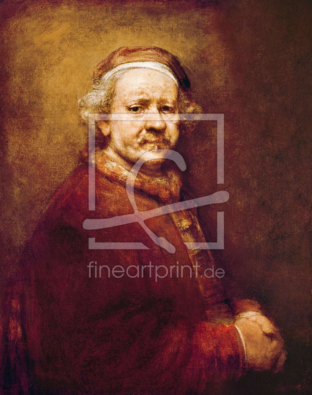 Bild-Nr.: 31001067 Self Portrait in at the Age of 63, 1669 erstellt von Rembrandt Harmenszoon van Rijn