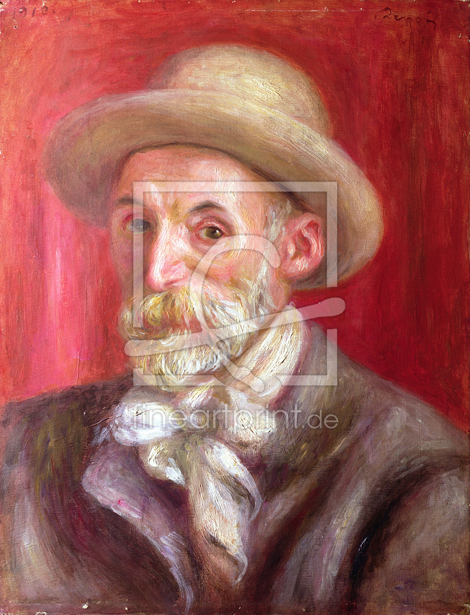 Bild-Nr.: 31001087 Self portrait, 1910 erstellt von Renoir, Pierre-Auguste
