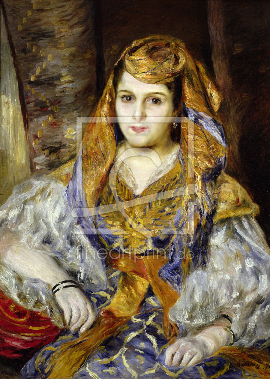 Bild-Nr.: 31001095 Mme. Clementine Stora in Algerian Dress, or Algerian Woman, 1870 erstellt von Renoir, Pierre-Auguste