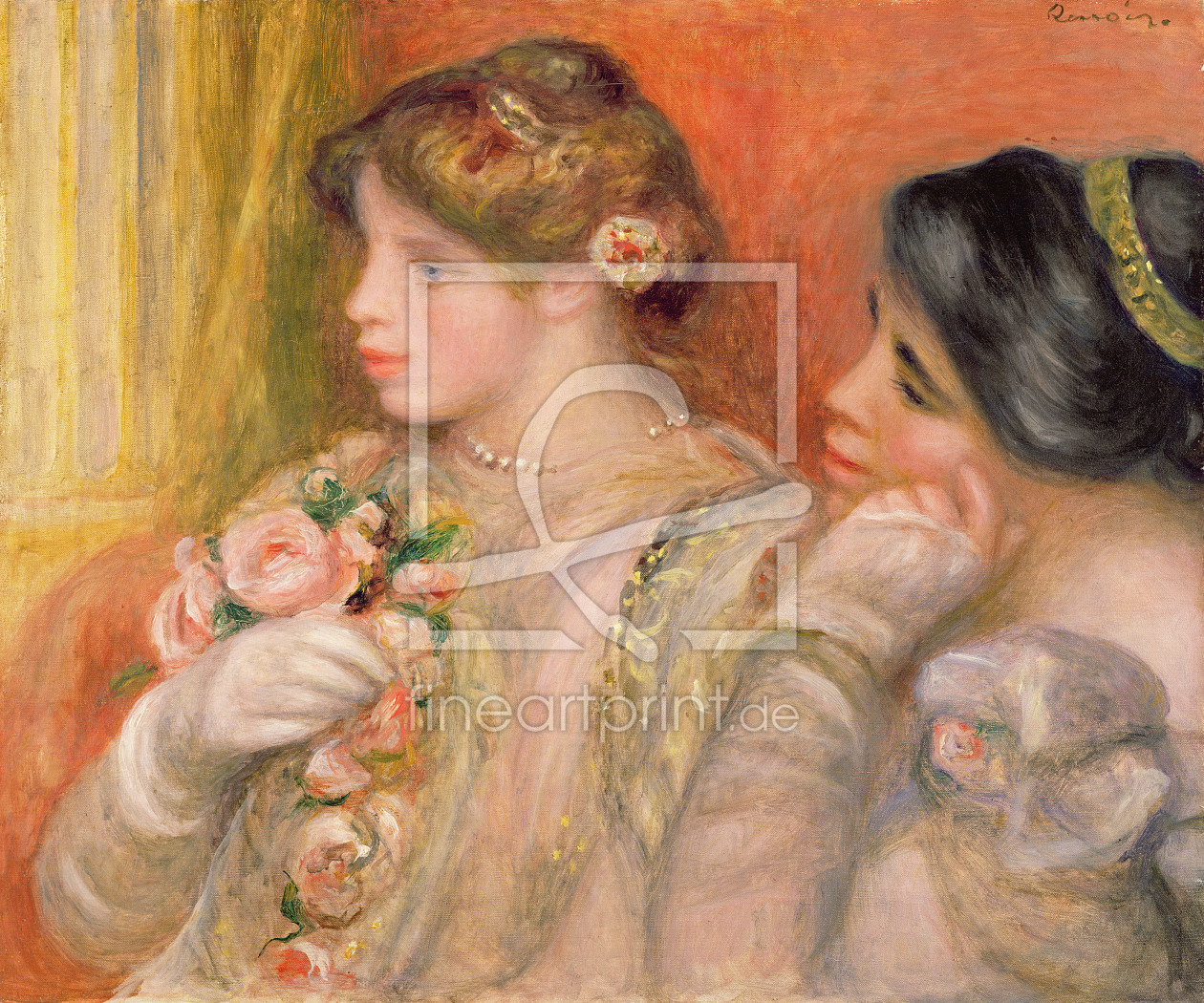 Bild-Nr.: 31001103 Dans La Loge, c.1908 erstellt von Renoir, Pierre-Auguste