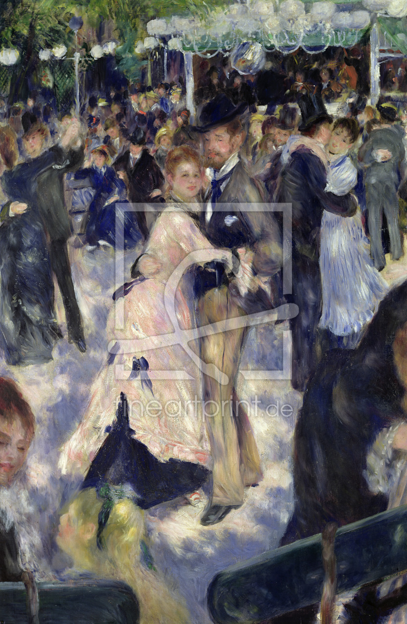 Bild-Nr.: 31001107 Le Moulin de la Galette, detail of the dancers, 1876 erstellt von Renoir, Pierre-Auguste