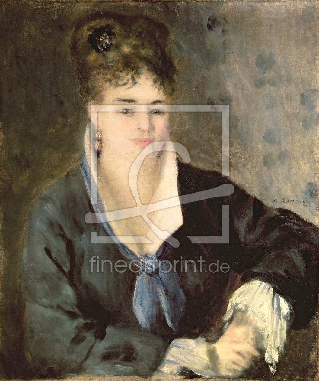 Bild-Nr.: 31001109 Lady in Black, c.1876 erstellt von Renoir, Pierre-Auguste