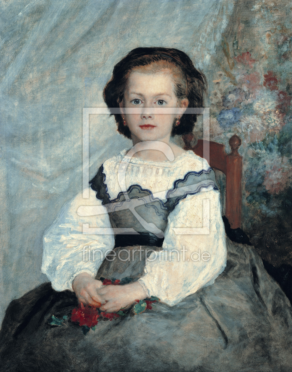 Bild-Nr.: 31001120 Portrait of Mademoiselle Romaine Lacaux, 1864 erstellt von Renoir, Pierre-Auguste