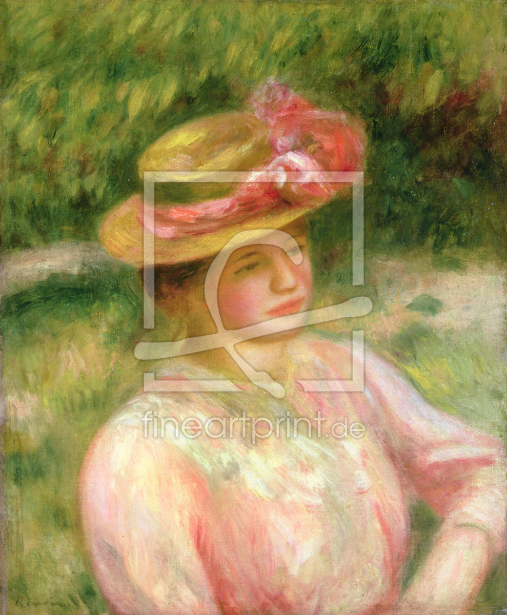 Bild-Nr.: 31001127 The Straw Hat, 1895 erstellt von Renoir, Pierre-Auguste