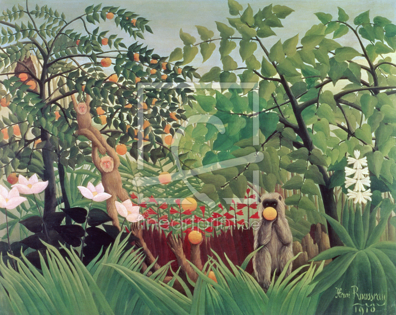 Bild-Nr.: 31001167 Exotic Landscape, 1910 erstellt von Rousseau, Henri Julien Felix