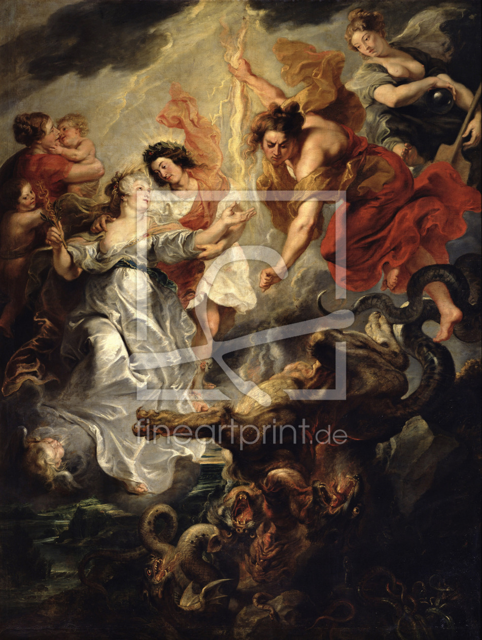 Bild-Nr.: 31001234 The Reconciliation of Marie de Medici and her son, 15th December 1621, 1621-25 erstellt von Rubens, Peter Paul