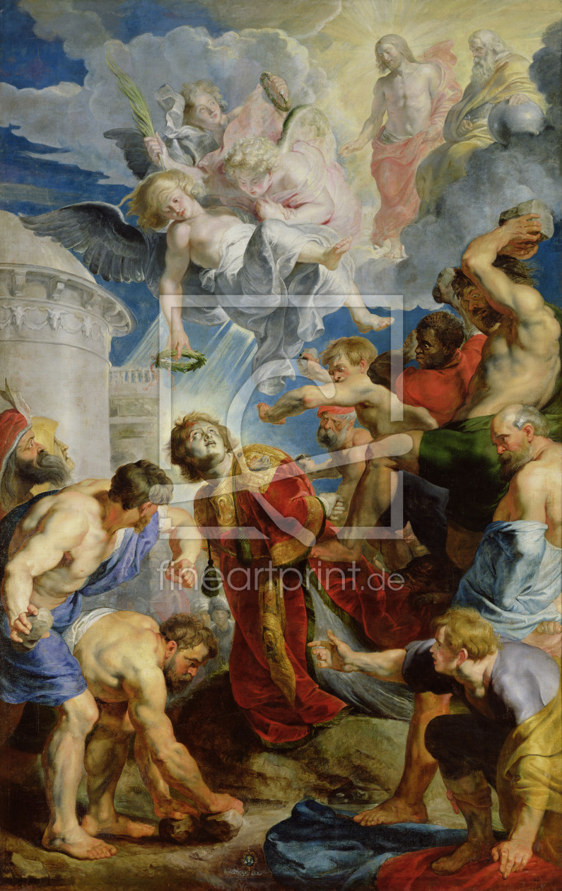 Bild-Nr.: 31001235 The Stoning of St. Stephen, from the Triptych of St. Stephen erstellt von Rubens, Peter Paul
