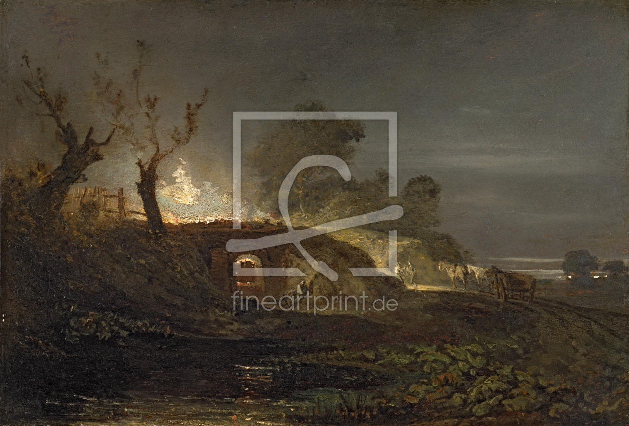 Bild-Nr.: 31001261 A Lime Kiln at Coalbrookdale, c.1797 erstellt von Turner, Joseph Mallord William
