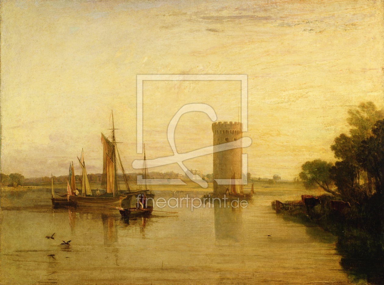 Bild-Nr.: 31001271 Tabley, the Seat of Sir J.F. Leicester, Bart.: Calm Morning, c.1809 erstellt von Turner, Joseph Mallord William