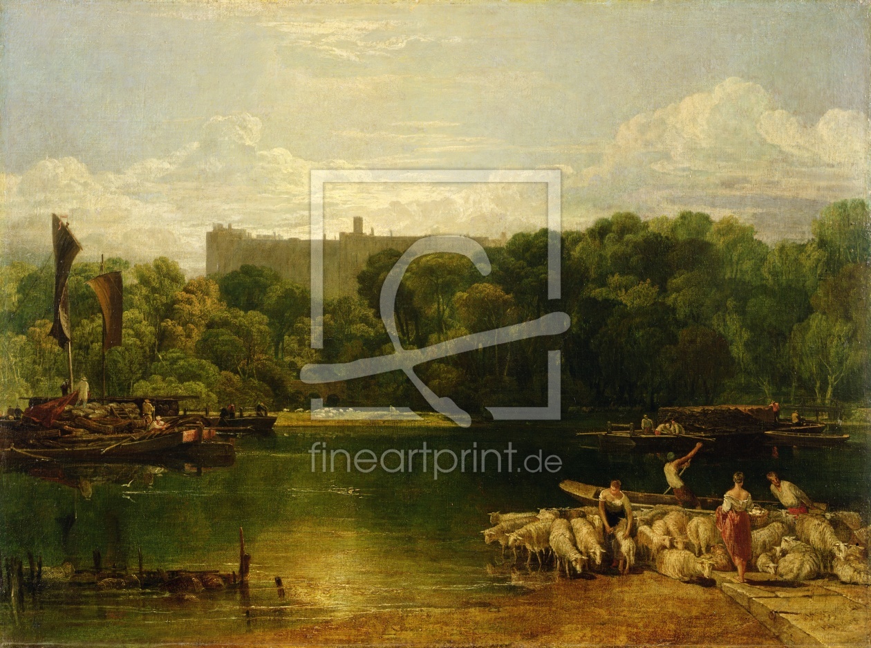 Bild-Nr.: 31001273 Windsor Castle from the Thames, c.1805 erstellt von Turner, Joseph Mallord William