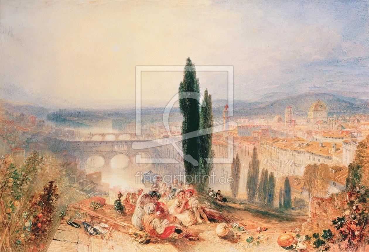 Bild-Nr.: 31001275 Florence from near San Miniato, 1828 erstellt von Turner, Joseph Mallord William