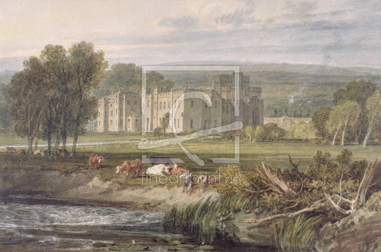 Bild-Nr.: 31001280 View of Hampton Court, Herefordshire, from the south-east, c.1806 erstellt von Turner, Joseph Mallord William