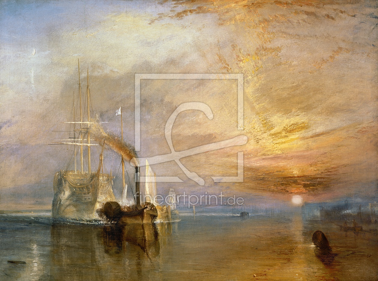 Bild-Nr.: 31001284 The Fighting Temeraire, 1839 erstellt von Turner, Joseph Mallord William