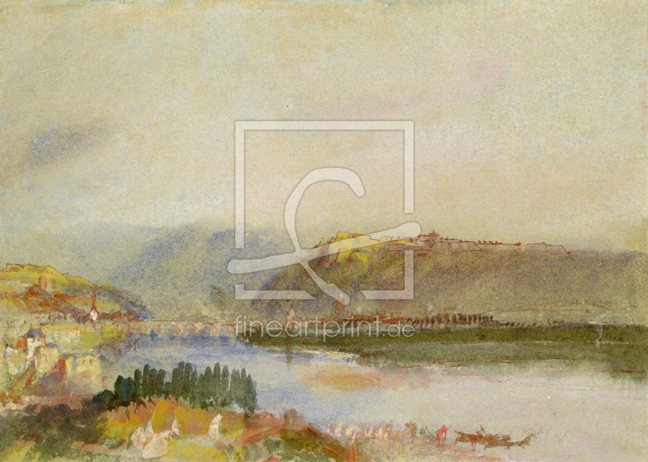 Bild-Nr.: 31001306 Givet from the North, c.1839 erstellt von Turner, Joseph Mallord William