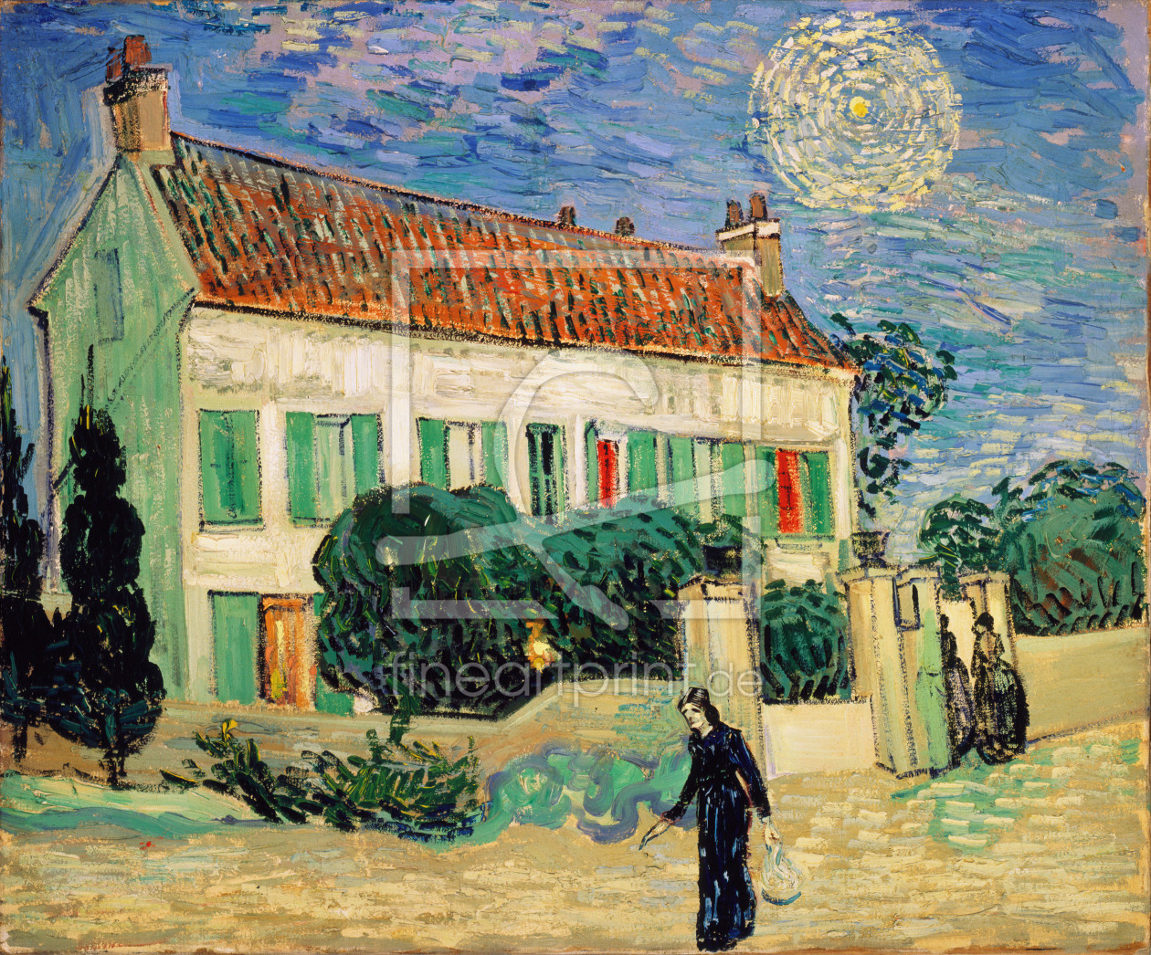 Bild-Nr.: 31001360 White House at Night, 1890 erstellt von van Gogh, Vincent