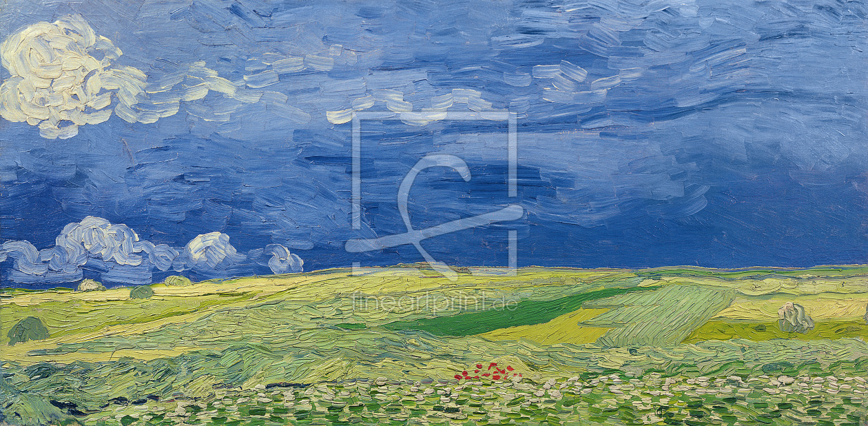 Bild-Nr.: 31001361 Wheatfields under Thunderclouds, 1890 erstellt von van Gogh, Vincent