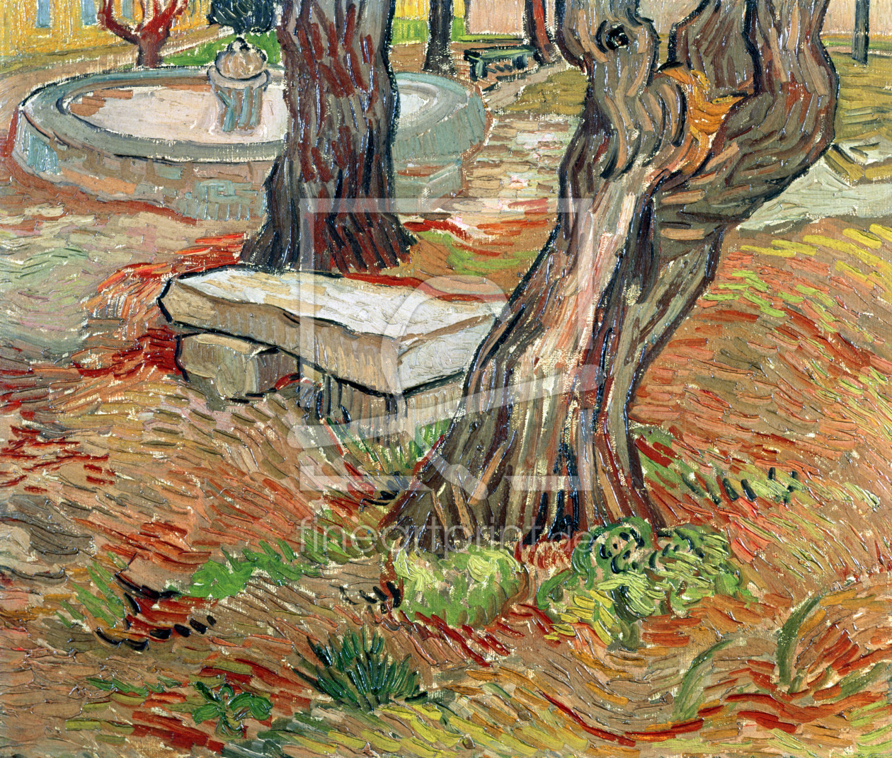 Bild-Nr.: 31001370 The Bench at Saint-Remy, 1889 erstellt von van Gogh, Vincent