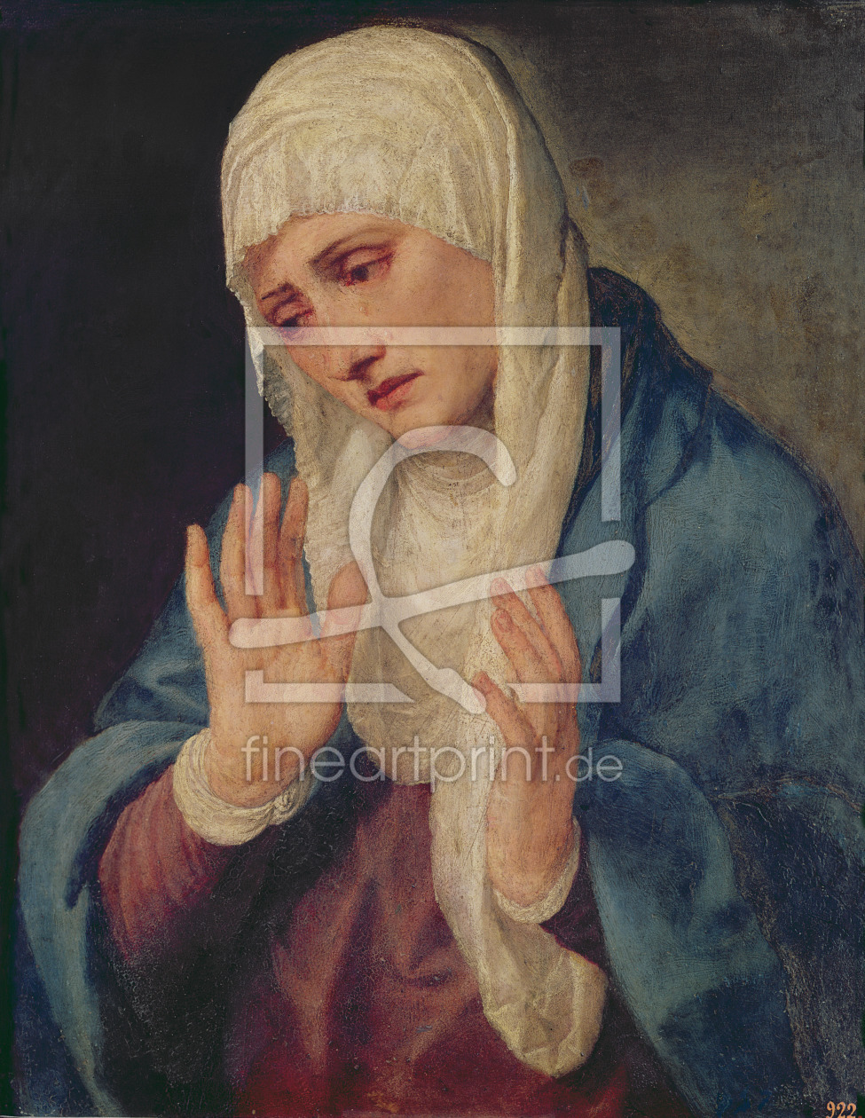 Bild-Nr.: 31001382 Mater Dolorosa, 1555 erstellt von Vecellio, Tiziano