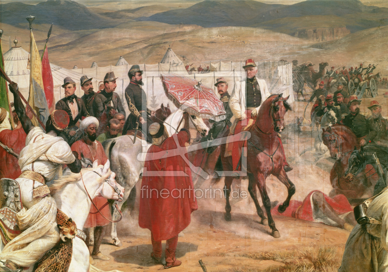 Bild-Nr.: 31001405 Marshal Thomas Bugeaud and Colonel Joseph Vantini During the Conquest of Algeria erstellt von Vernet, Horace