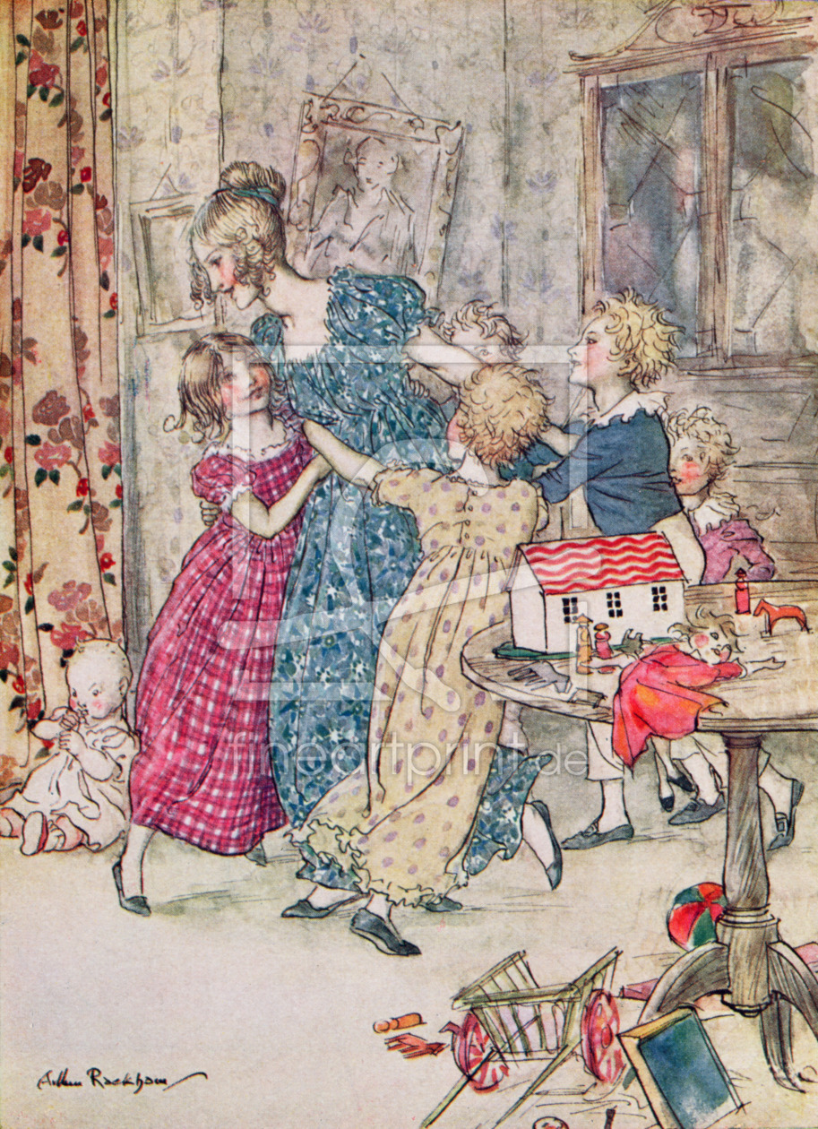 Bild-Nr.: 31001447 'A flushed and boisterous group', book illustration erstellt von Rackham, Arthur