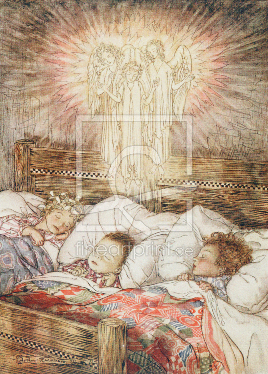 Bild-Nr.: 31001451 Christmas illustrations, from 'The Night Before Christmas' by Clement Clarke Moo erstellt von Rackham, Arthur