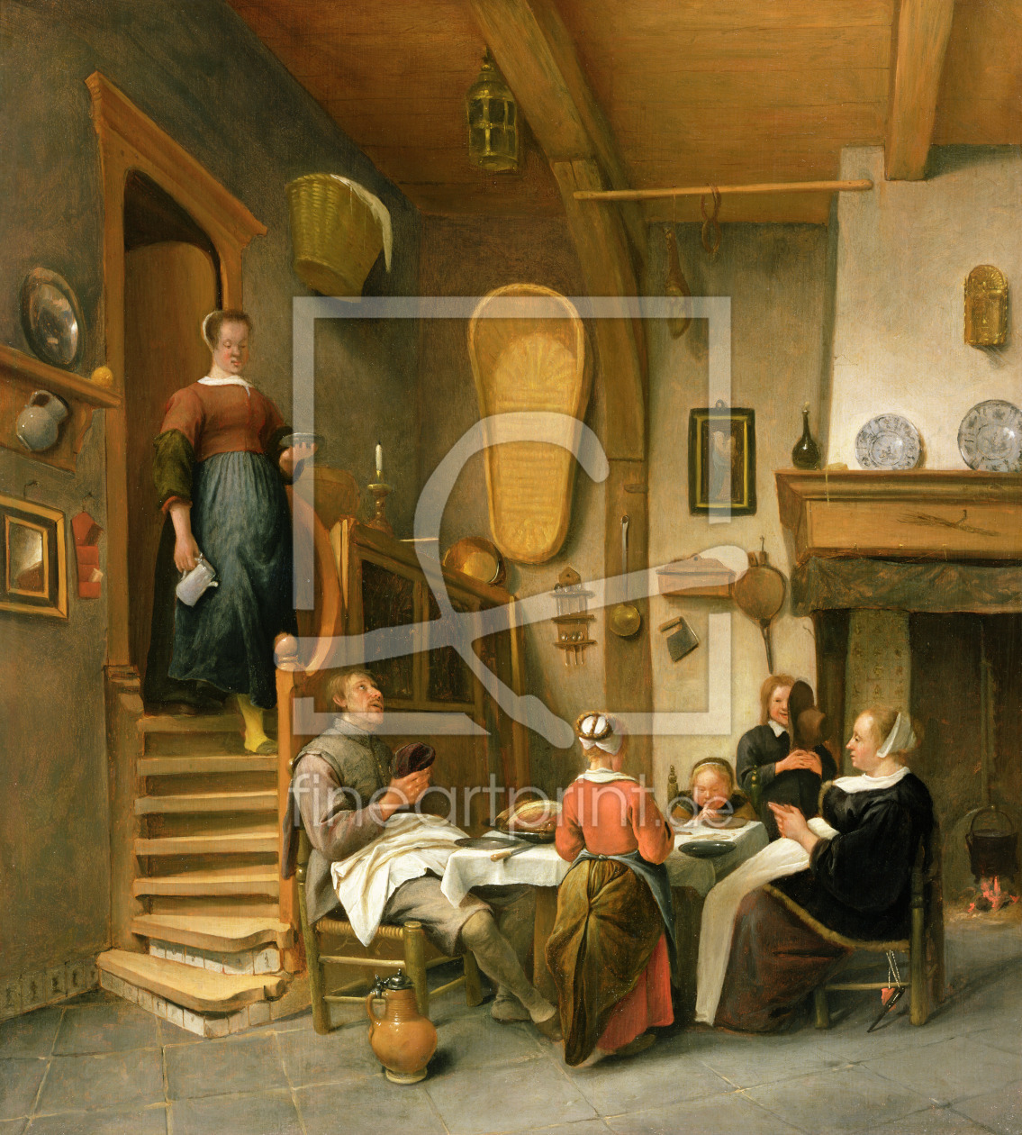 Bild-Nr.: 31001460 A Family Saying Grace erstellt von Steen, Jan Havicksz.