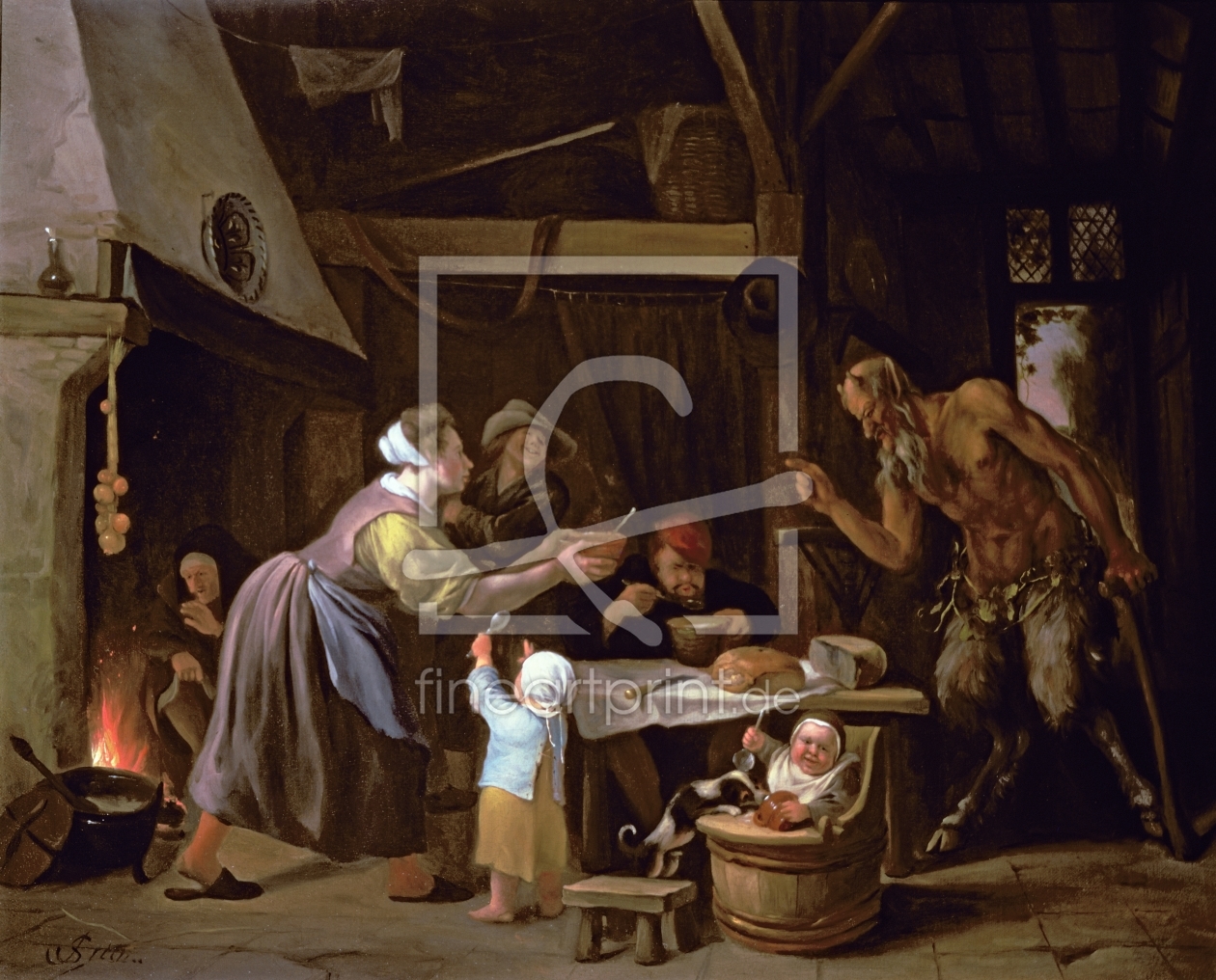Bild-Nr.: 31001466 The Satyrs and the Family Bild-Nr.: 31001466 The Satyrs and the Family erstellt von Steen, Jan Havicksz.