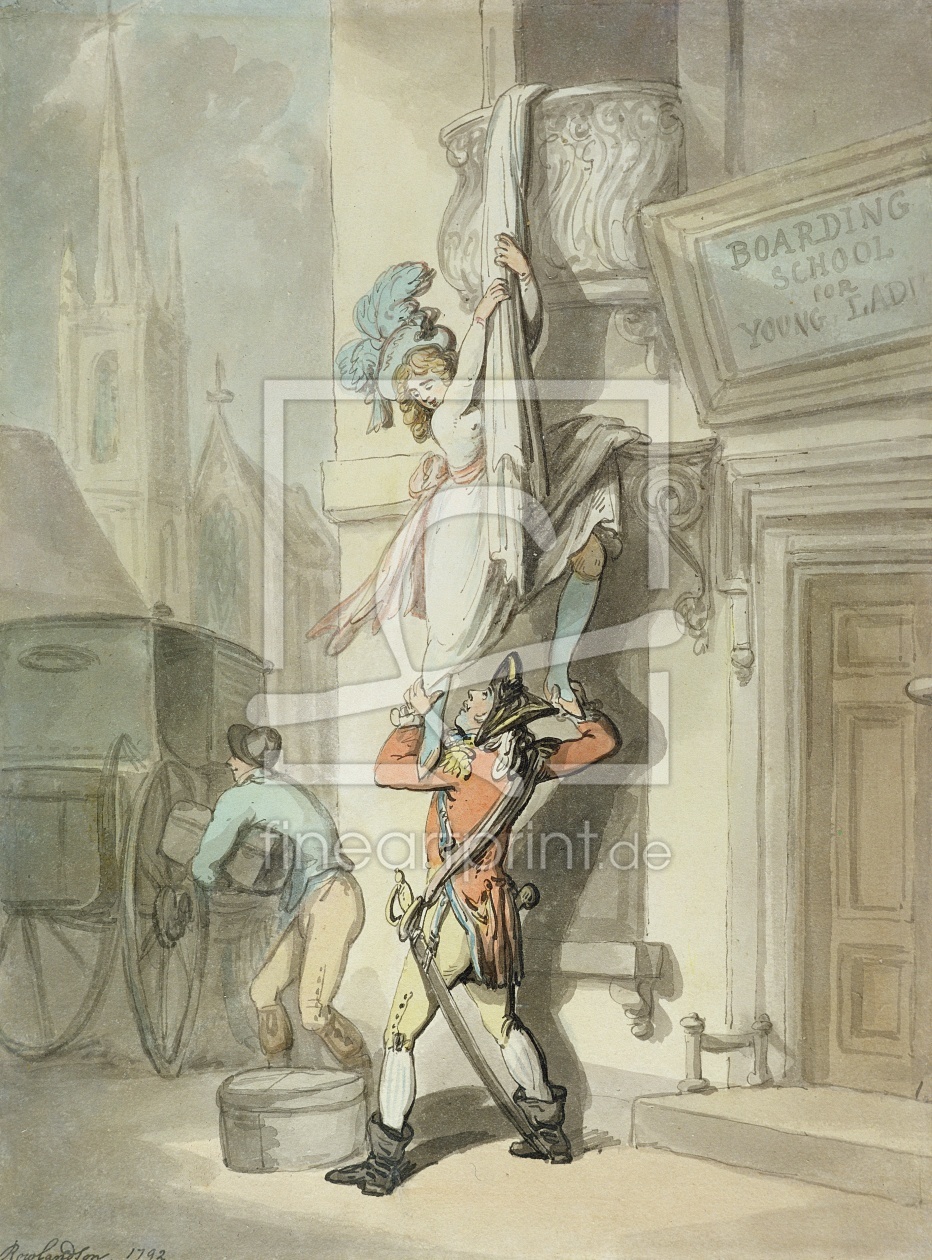 Bild-Nr.: 31001475 The Elopement, 1792 erstellt von Rowlandson, Thomas