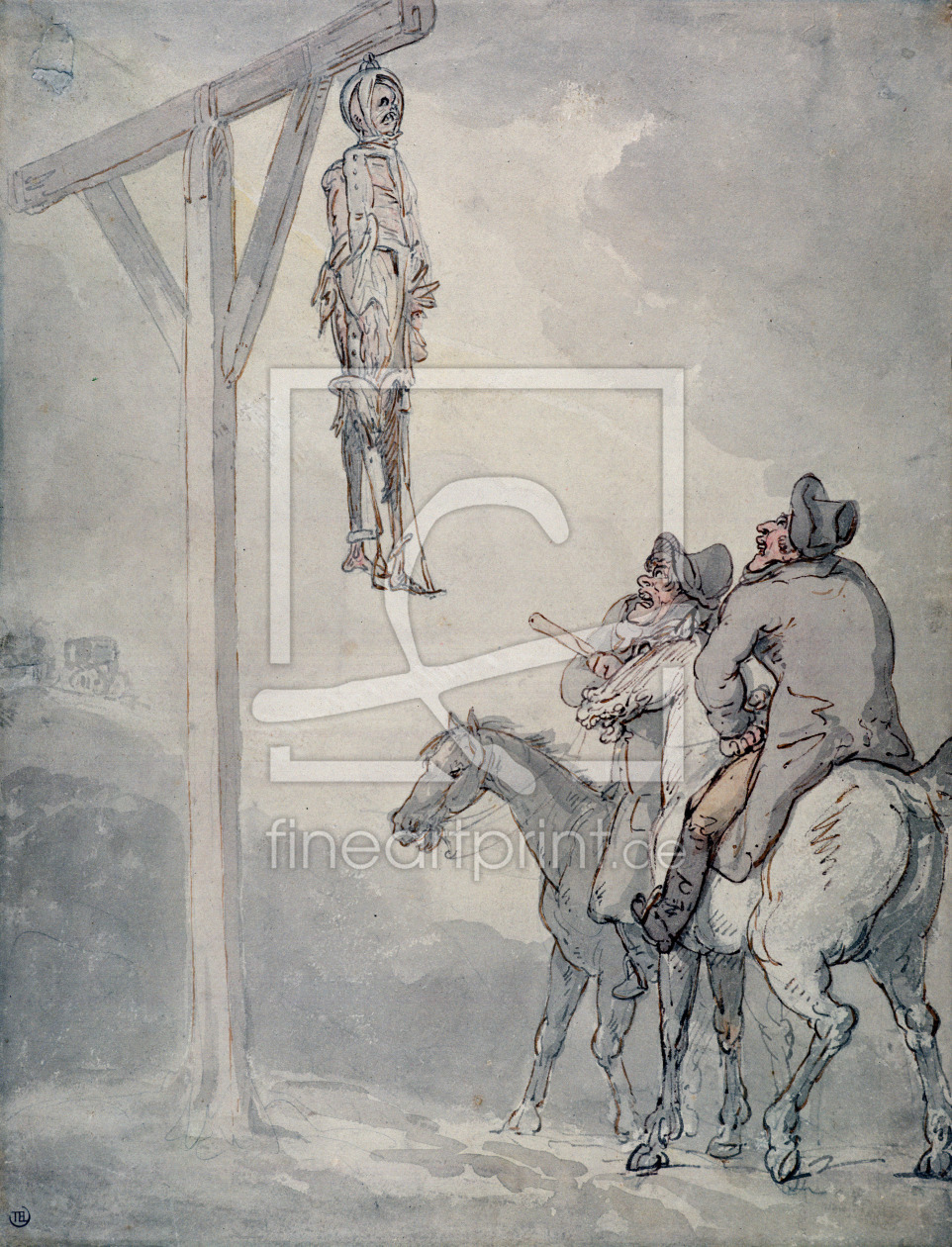 Bild-Nr.: 31001477 The Gibbet erstellt von Rowlandson, Thomas