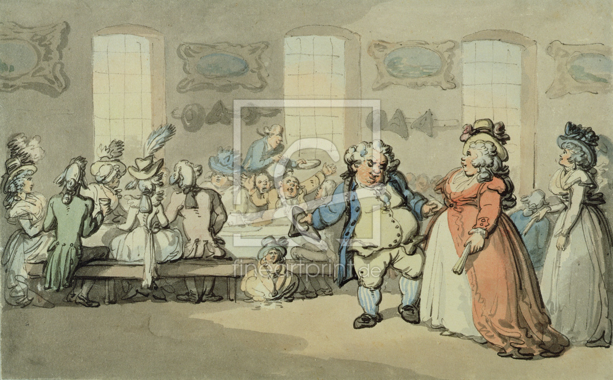 Bild-Nr.: 31001500 The Breakfast, from 'Scenes at Bath' erstellt von Rowlandson, Thomas