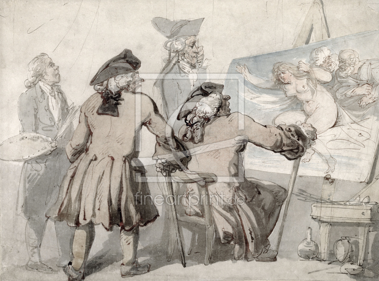 Bild-Nr.: 31001501 The Connoisseurs, c.1790 erstellt von Rowlandson, Thomas