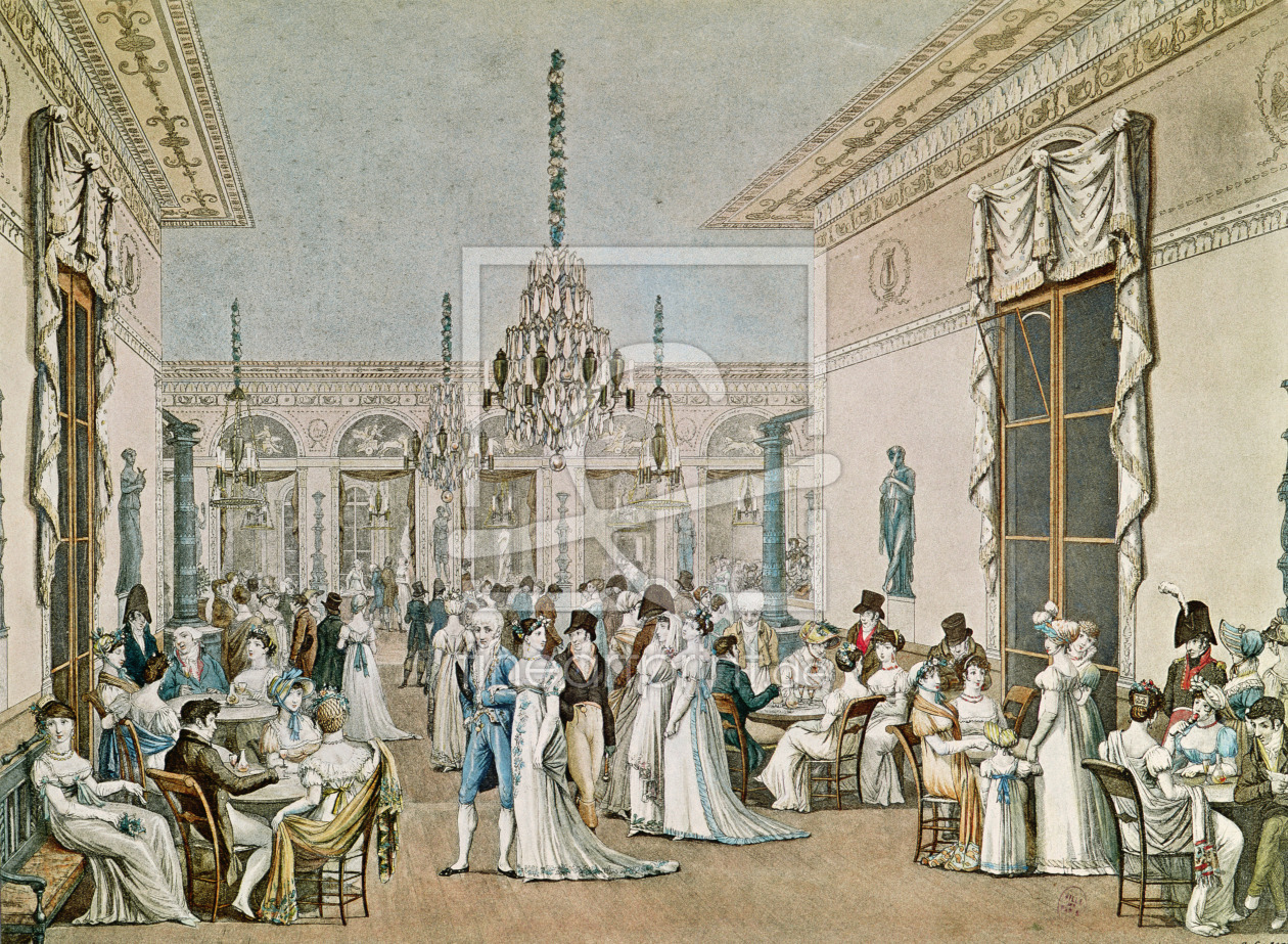 Bild-Nr.: 31001531 The Cafe Frascati in 1807 Bild-Nr.: 31001531 The Cafe Frascati in 1807 erstellt von Debucourt, Philibert Louis