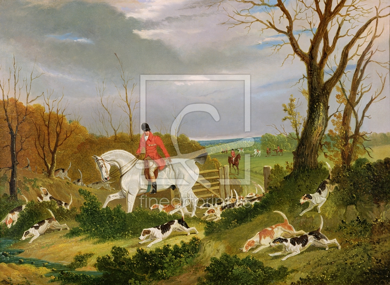 Bild-Nr.: 31001586 The Suffolk Hunt - Going to Cover near Herringswell erstellt von Herring Snr, John Frederick