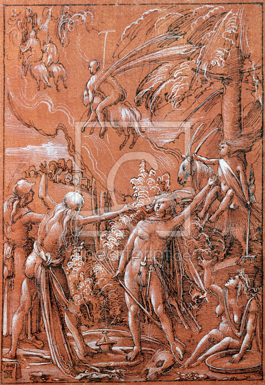Bild-Nr.: 31001588 Leaving for the Sabbath, 1506 Bild-Nr.: 31001588 Leaving for the Sabbath, 1506 erstellt von Altdorfer, Albrecht