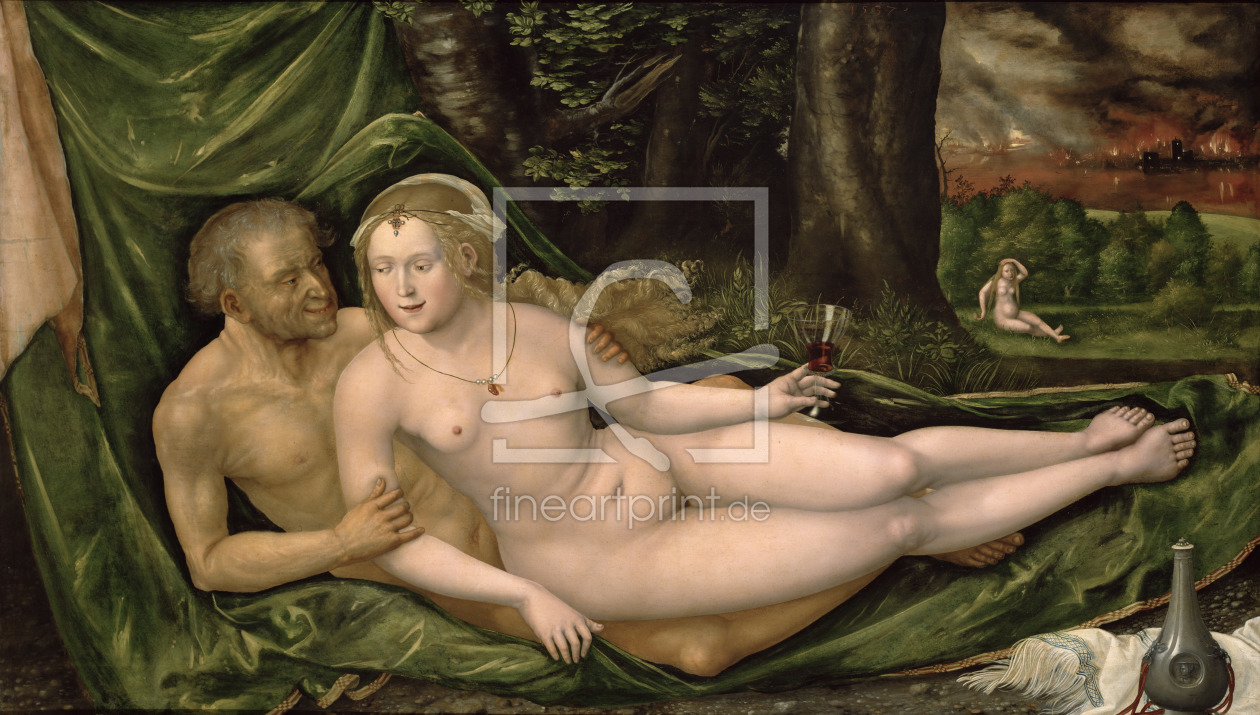 Bild-Nr.: 31001590 Lot and his daughter, 1537, erstellt von Altdorfer, Albrecht