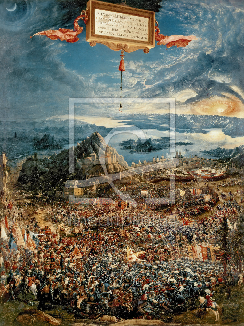 Bild-Nr.: 31001593 The Battle of Issus, or The Victory of Alexander the Great, 1529 erstellt von Altdorfer, Albrecht