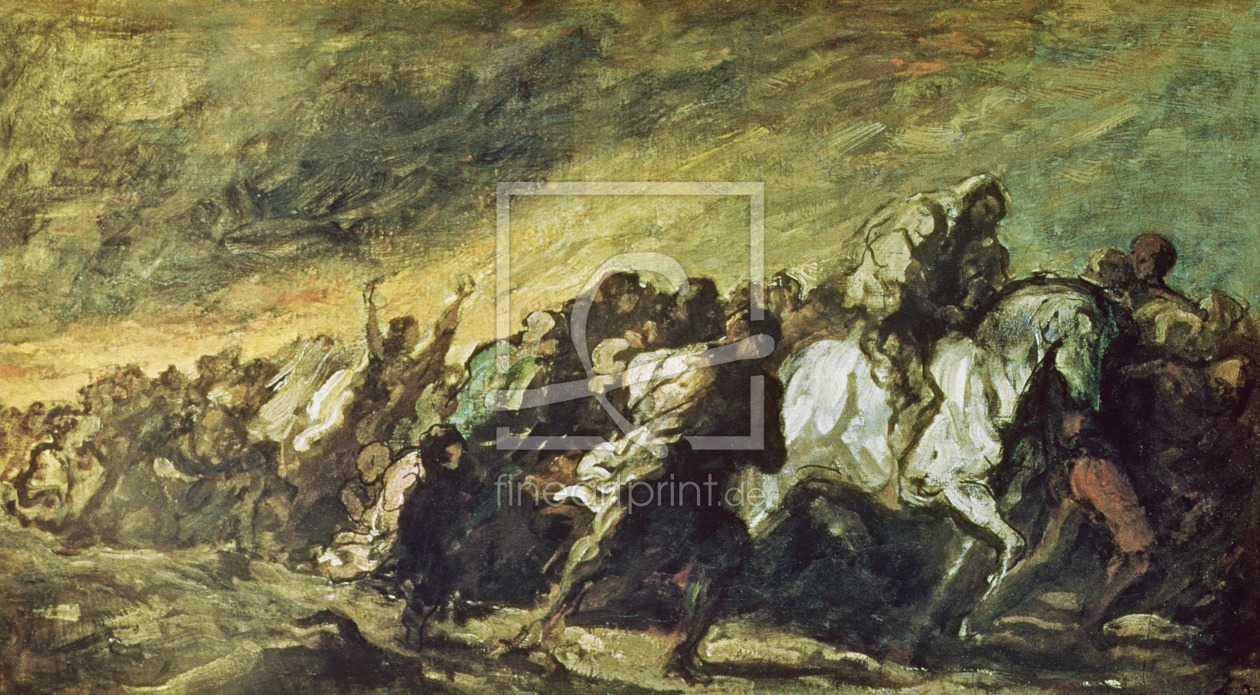Bild-Nr.: 31001611 The Fugitives or The Emigrants, c.1865-70 erstellt von Daumier, Honore