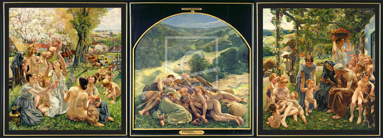 Bild-Nr.: 31001637 'The Golden Age', 1901 erstellt von Frederic, Leon Henri Marie