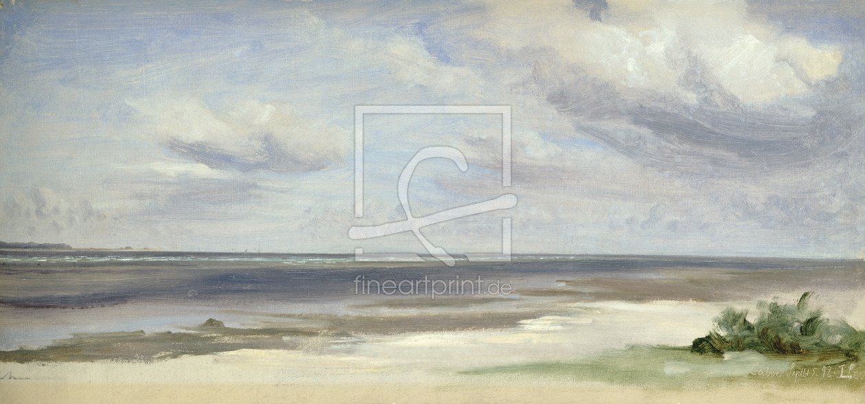 Bild-Nr.: 31001690 A Beach on the Baltic Sea at Laboe, 1842 erstellt von Gensler, Jacob