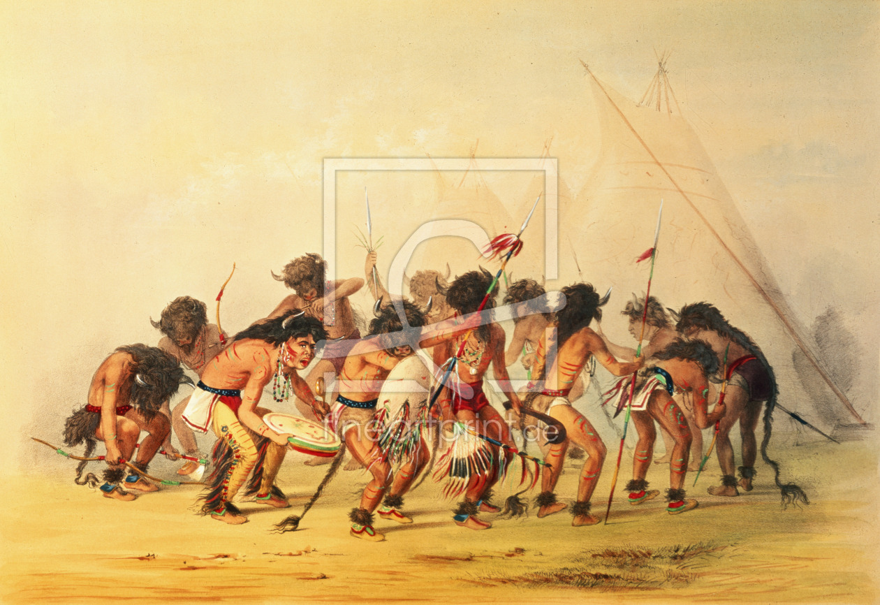 Bild-Nr.: 31001709 Buffalo Dance, c.1832 erstellt von Catlin, George