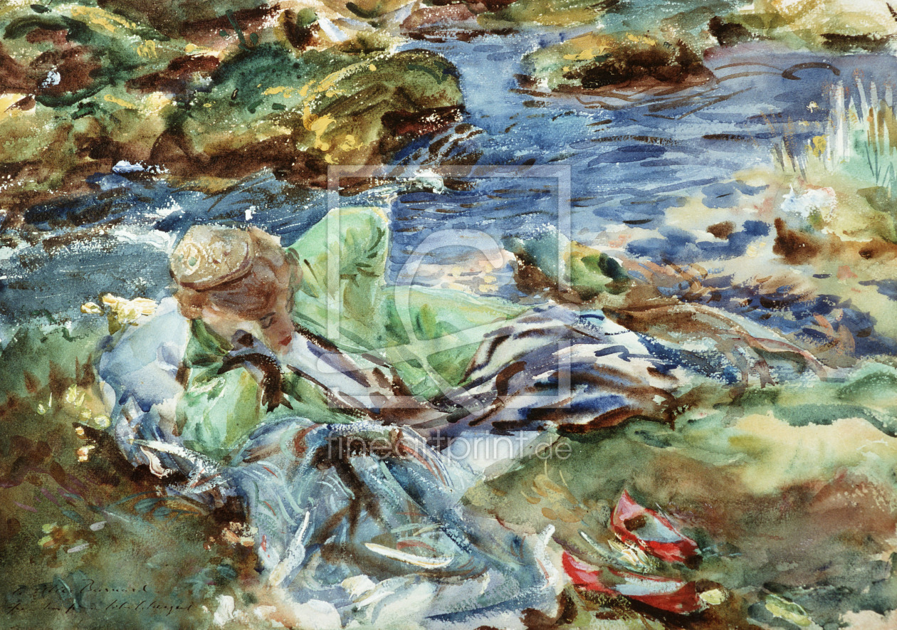 Bild-Nr.: 31001730 Turkish Woman by a Stream Bild-Nr.: 31001730 Turkish Woman by a Stream erstellt von Sargent, John Singer