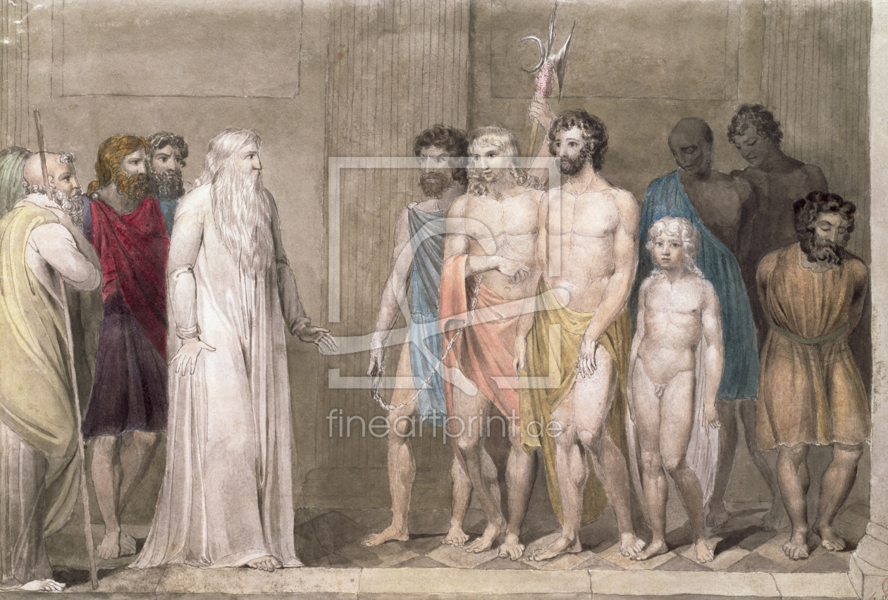 Bild-Nr.: 31001747 St. Gregory and the British Captives Bild-Nr.: 31001747 St. Gregory and the British Captives erstellt von Blake, William