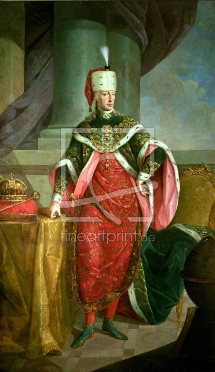 Bild-Nr.: 31001777 Emperor Francis I Holy Roman Emperor, wearing the official robes of the Order of erstellt von Anonyme Künstler