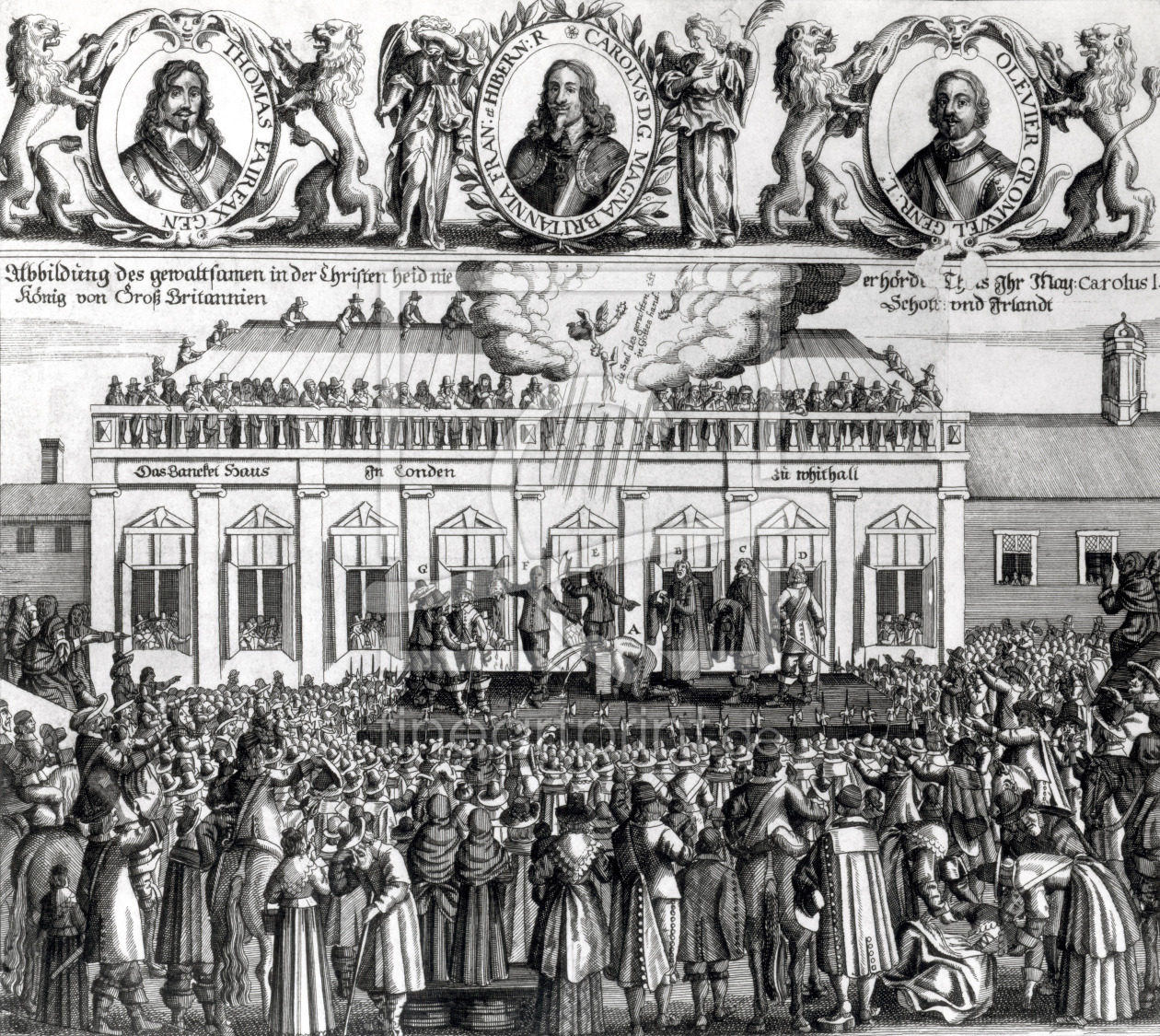 Bild-Nr.: 31001794 The Beheading of King Charles I 1649 erstellt von Anonyme Künstler