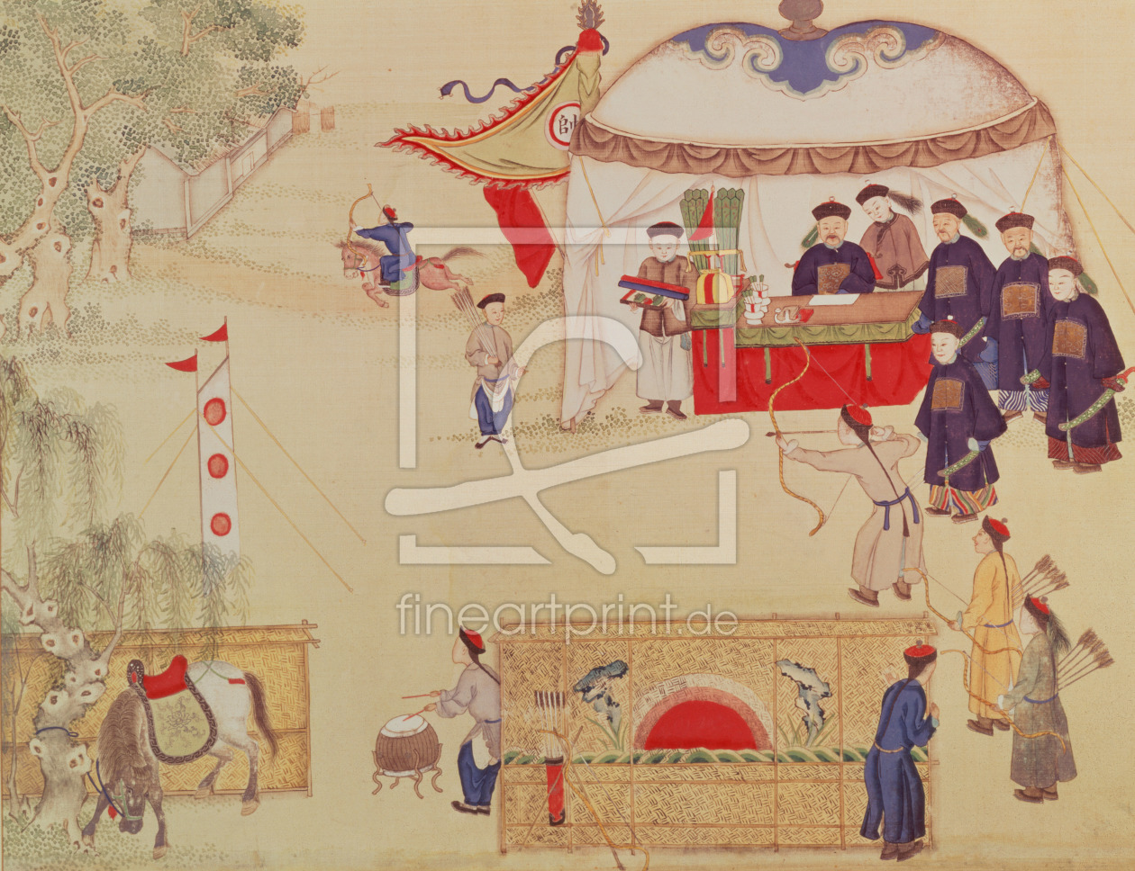 Bild-Nr.: 31001802 An archery contest, late 18th century Bild-Nr.: 31001802 An archery contest, late 18th century erstellt von Anonyme Künstler