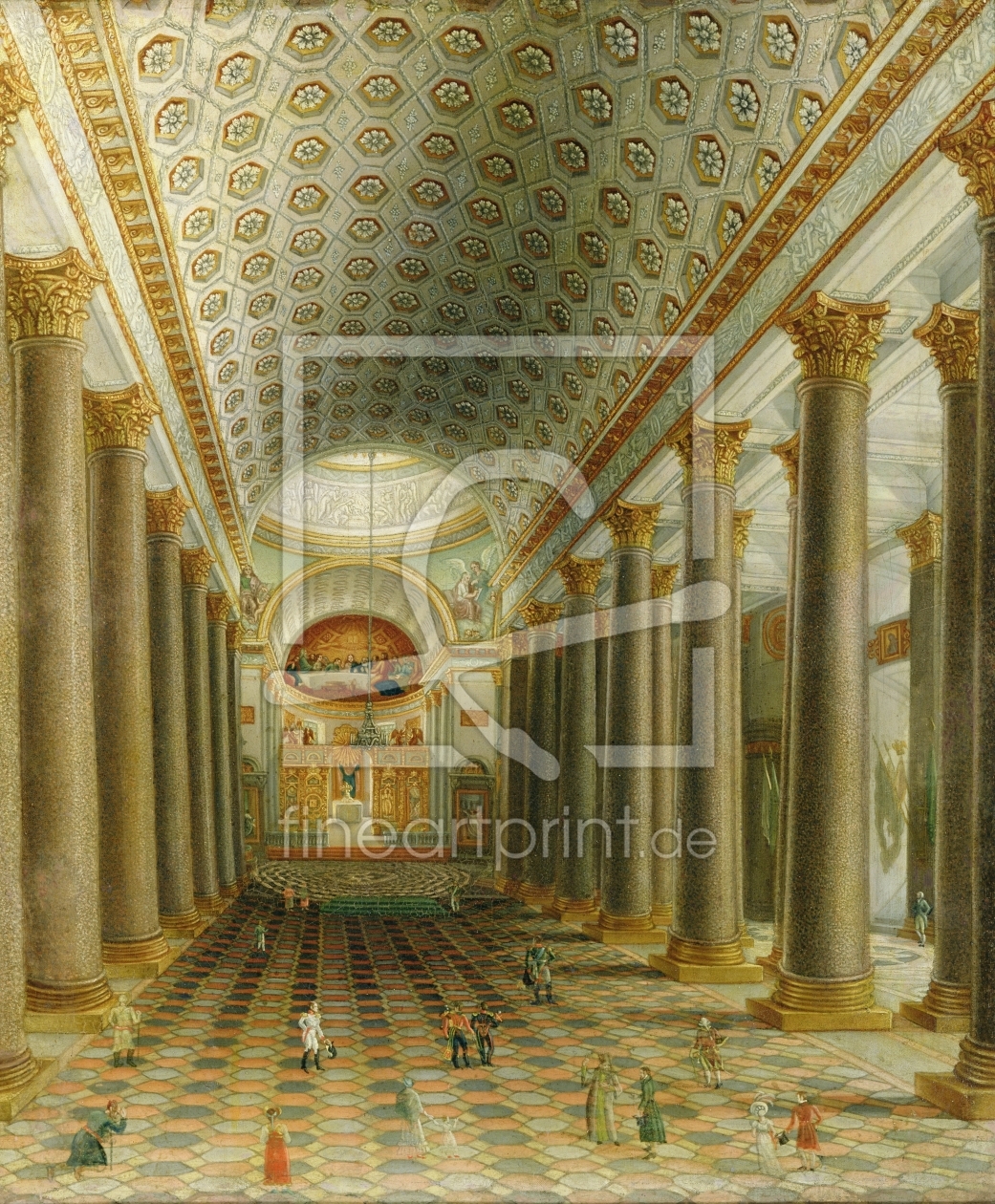 Bild-Nr.: 31001824 Interior view of the Kazan Cathedral in St. Petersburg erstellt von Anonyme Künstler