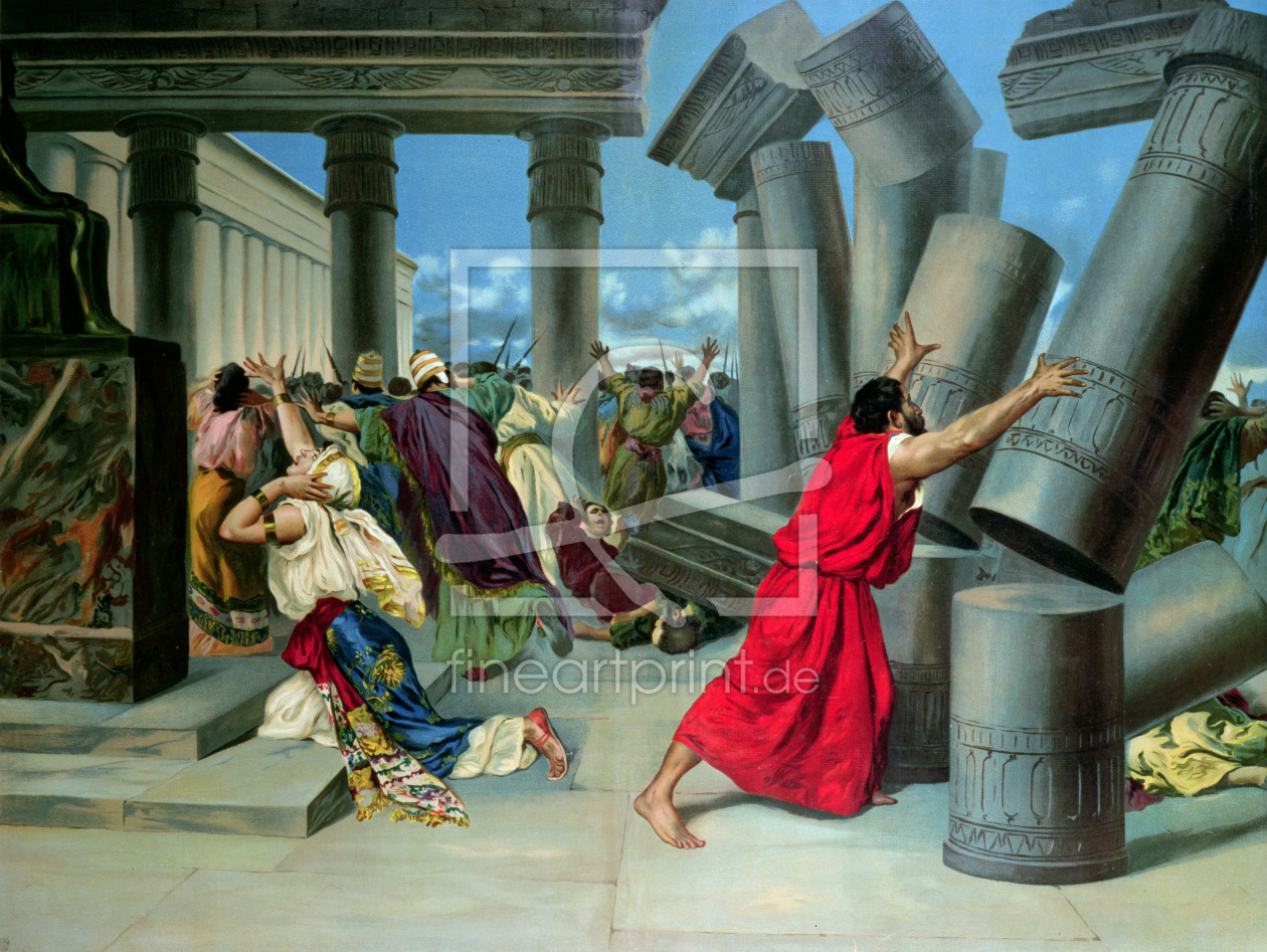 Bild-Nr.: 31001872 Samson and Delilah and the destruction of the Temple erstellt von Anonyme Künstler